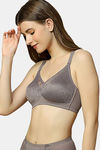 Triumph Double Layered Non Wired Full Coverage Minimiser Bra - Pigeon Grey — thumbnail 3